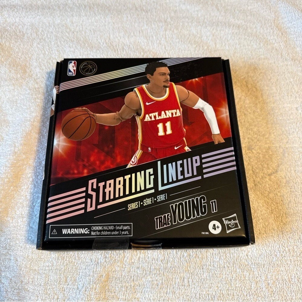 Hasbro Starting Lineup NBA Series 1 Trae Young Atlanta Hawks 6" Action Figure
